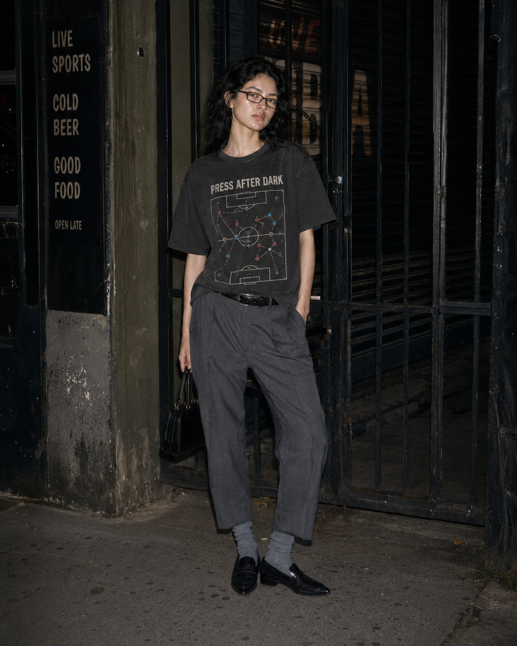 Tactical Analysis Vintage Washed Oversized T-Shirt