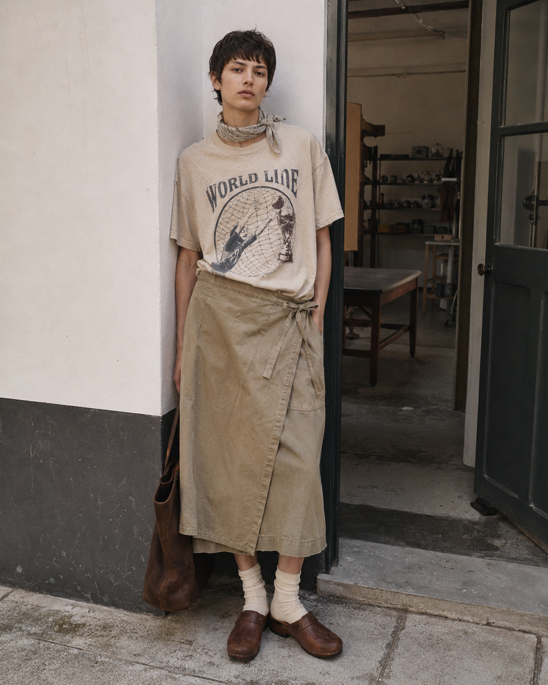 WORLD LINE - Global Defender Vintage Goalkeeper Oversized T-Shirt